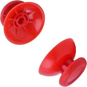 img 2 attached to 5 Pairs Replacement Analog Stick Joystick Thumbsticks Thumb Grips Buttons For Playstation DualShock 4 PS4 Controller Gampad (Red)