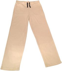 img 2 attached to 👖 SeFu Big Boys Soft Knit Jersey Pants in 100% Combed Cotton with Elastic Waistband, Sizes 10-16