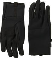 north face mens glove black men's accessories in gloves & mittens logo