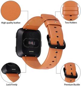 img 2 attached to IBazal Compatible Leather Replacement Exclude Wearable Technology