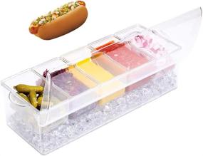 img 2 attached to 🧃 The Ultimate MJM Condiment Organizer Container Dispenser: Streamline Your Condiment Storage and Dispensing