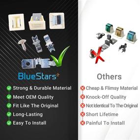 img 3 attached to High-Quality Ultra Durable 279570 Dryer Door Latch Strike Kit - Perfect Replacement Part for Whirlpool Kenmore Maytag Dryers - Pack of 2 - By Blue Stars