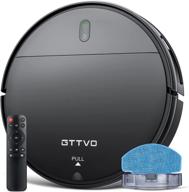 🤖 gttvo life 2-in-1 robot vacuum and mop: powerful cleaning with 1400pa suction, self-charging, super-thin design – ideal for hard floors and low pile carpets логотип