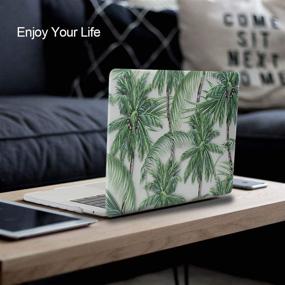 img 1 attached to 🌸 KKP MacBook Air 13 inch Case 2020 A2179 with Keyboard Cover & Screen Protector - 3D Flowers Hard Shell for MacBook Air 13 inch with Retina Display & Touch ID