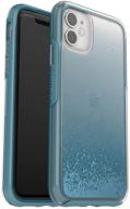 📱 otterbox symmetry clear series case for iphone 11 - clear blue (sapphire blue/clear/we'll call blue iml) logo