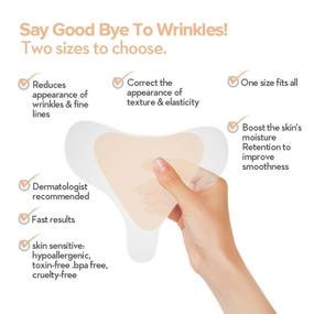 img 3 attached to 💤 2-Pack Sleep Chest Wrinkle Pads - Silicone Decollete Patches for Wrinkles, Anti-Aging & Rejuvenation - Medical-Grade Reusable Decollete Pad Set in Clear and Beige Colors