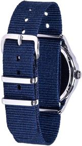 img 3 attached to EasyRead Time Teacher Navy Waterproof Watch for Boys - Analog Learn The Time #WERW-RB-24-NB