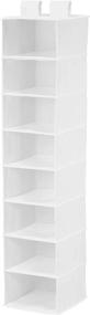 img 3 attached to 🧺 Honey-Can-Do 8-Shelf Hanging White Closet Organizer SFT-01239