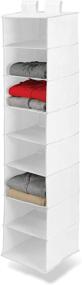 img 1 attached to 🧺 Honey-Can-Do 8-Shelf Hanging White Closet Organizer SFT-01239