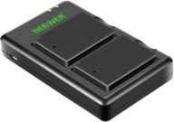 🔋 neewer lp-e10 battery charger pack - dual slot charger for canon eos rebel t7, t6, t5 & more logo