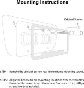 img 1 attached to Baron-Jewelry ADVENTURELICENSE Plate Frame TAKE A Hike UV Printed Plastic