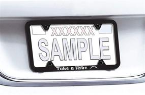 img 3 attached to Baron-Jewelry ADVENTURELICENSE Plate Frame TAKE A Hike UV Printed Plastic