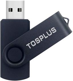 img 1 attached to 💾 Набор из 5 штук - флэш-накопитель 32ГБ TOSPLUS | USB 2.0 флешки с поворотным дизайном | USB-накопитель для хранения данных и для переноса информации | черный/зеленый/синий/красный/золотой