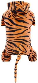 img 2 attached to Cuteboom Dog Tiger Halloween Costume: Pet Cosplay Tiger Clothes for Dogs - Warm Apparel and Winter Coat for Cats