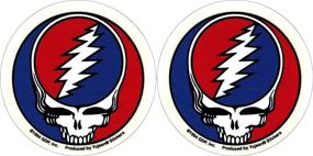 img 1 attached to Grateful Dead Steal Your Face Sticker/Decal - Set of 2.5 Inches