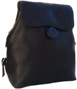 img 2 attached to 🎒 Premium Piel Leather Flap Over Button Backpack: Stylish & Functional