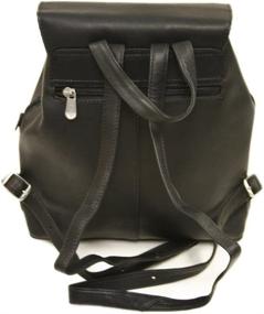 img 1 attached to 🎒 Premium Piel Leather Flap Over Button Backpack: Stylish & Functional