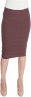 💃 flaunt elegance with esteez women's bodycon pencil skirt - stunning below knee length logo