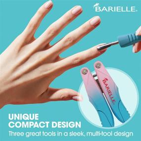 img 2 attached to 🔪 Barielle Clever Collapsing Cuticle Nipper - An Innovative Multi-Purpose Cuticle Tool for Professional Pushing, Trimming, and Cutting