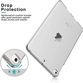 img 3 attached to 📱 ORIbox Clear Case for iPad 8th/7th/Air 3rd/Pro 2nd, Clear TPU Back Cover, 10.2/10.5 inch