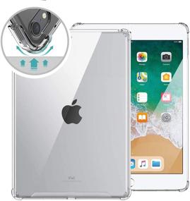 img 4 attached to 📱 ORIbox Clear Case for iPad 8th/7th/Air 3rd/Pro 2nd, Clear TPU Back Cover, 10.2/10.5 inch