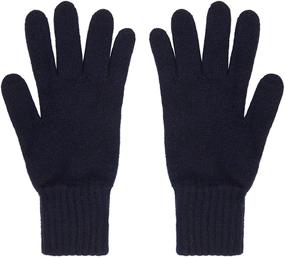 img 3 attached to 🧤 Men's Oxfords Cashmere Pure Black Gloves - Premium Accessories in Gloves & Mittens