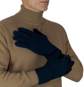 img 2 attached to 🧤 Men's Oxfords Cashmere Pure Black Gloves - Premium Accessories in Gloves & Mittens