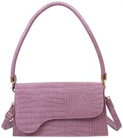 img 4 attached to AMHDV Shoulder Crocodile Crossbody 03Off White Women's Handbags & Wallets