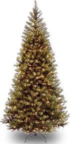 img 4 attached to 6 Feet National Tree Company Pre-Lit Artificial Slim Christmas Tree - Green Aspen Spruce with White Lights & Stand