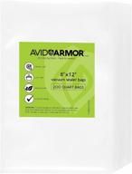 📦 avid armor 200 bulk pack quart size vacuum sealer bags 8" x 12" - bpa free, heavy duty commercial grade, freezer & sous vide vaccume safe - universal pre-cut bags for food saver, seal a meal vac sealers логотип