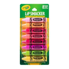 img 2 attached to 💋 Crayola Lip Smacker Balm Party Pack - 8 ассорти фруктовых вкусов для веселого ухода за губами!