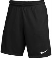 nike park iii shorts red sports & fitness and team sports logo