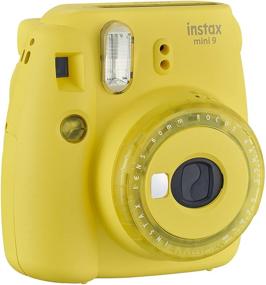 img 1 attached to 📷 Fujifilm Instax Mini 9 - Yellow Camera with Stylish Clear Accents: Grab Your Instant Memories Now!