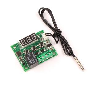 img 3 attached to 🌡️ DROK Micro Digital Thermostat DC 12V: Temperature Controller Board with One-channel Relay and Waterproof Design