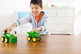 img 1 attached to Rev Up Playtime Fun with the John Deere Sandbox Vehicle Pack!