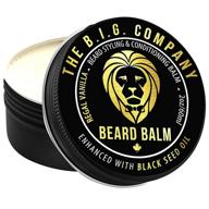 the b.i.g. company - luxury beard balm for men: masterfully balanced beard conditioner with beeswax & oil for non greasy, shine enhancing formula- infused with black seed oil for beard growth support logo