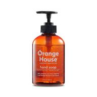 🌼 orange house natural liquid hand soap: cruelty-free & moisturizing, 12 fl oz logo