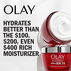 img 3 attached to 💧 Olay Regenerist Ultra Rich Face Moisturizer with Vitamin B3+, Amino Peptide & Shea Butter | 1.7 Oz + Whip Face Moisturizer Travel/Trial Size Gift Set