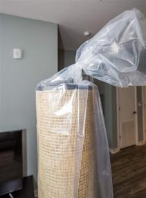 img 1 attached to 🛏️ U-Haul Jumbo Rug Storage Bag: Protect and Store Jumbo Rolled Rugs (Up to 9'x12') - 26" x 130" Dimensions
