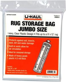 img 3 attached to 🛏️ U-Haul Jumbo Rug Storage Bag: Protect and Store Jumbo Rolled Rugs (Up to 9'x12') - 26" x 130" Dimensions