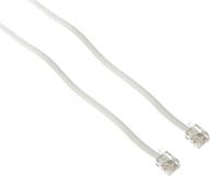 📞 trisonic 50ft white telephone extension cord: long-lasting phone cable for enhanced connectivity logo