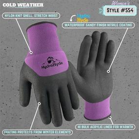 img 2 attached to 🧤 Wells Lamont 554M HydraHyde Water-Resistant Gloves