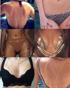 img 3 attached to 👙 Tornito 6-8Pcs Gold Tone Sexy Belly Waist Chain Bikini Body Jewelry Set for Women - Perfect Summer Beach Accessory