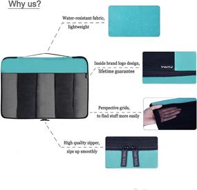 img 1 attached to Streamline and Simplify Your Travels with YAMIU Packing Organizer Accessories