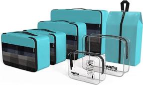 img 4 attached to Streamline and Simplify Your Travels with YAMIU Packing Organizer Accessories