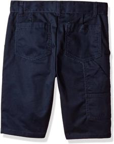img 1 attached to 👕 Stylish and Durable Boys' Clothing: CHEROKEE Uniform Twill Short Chambray Shorts