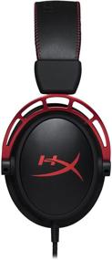 img 1 attached to Red HyperX Cloud Alpha Gaming Headset - Dual Chamber Drivers, Legendary Comfort, Aluminum Frame, 🎧 Detachable Microphone - Compatible with PC, PS4, PS5, Xbox One, Xbox Series X, S, Nintendo Switch, Mobile