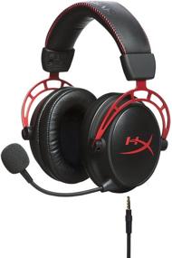 img 3 attached to Red HyperX Cloud Alpha Gaming Headset - Dual Chamber Drivers, Legendary Comfort, Aluminum Frame, 🎧 Detachable Microphone - Compatible with PC, PS4, PS5, Xbox One, Xbox Series X, S, Nintendo Switch, Mobile
