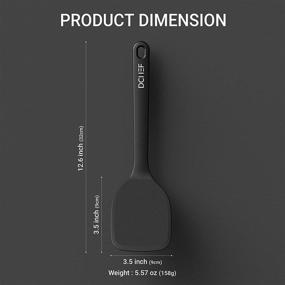 img 1 attached to Dailychef Silicone Standard Turner Black