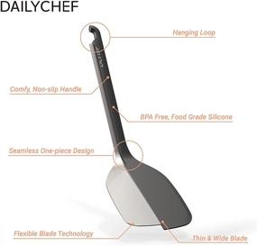 img 2 attached to Dailychef Silicone Standard Turner Black